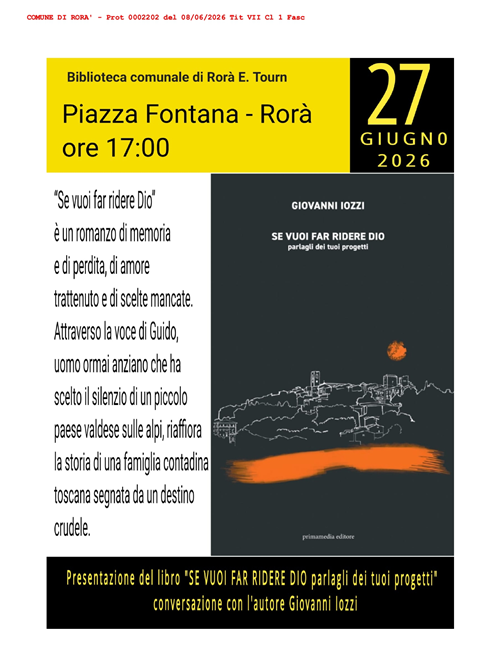 Presentazione del libro ""Se vuoi far ridere Dio"